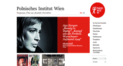 Desktop Screenshot of polnisches-institut.at