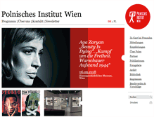 Tablet Screenshot of polnisches-institut.at